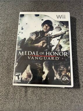 Nintendo Wii Medal of Honor Vanguard - Green, White, Black